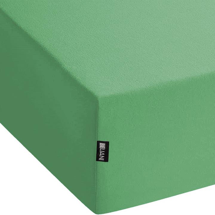 Produktbild Beliani Spannbettlaken Baumwolle grün 200 x 200 cm JANBU (200 x 200 cm)
