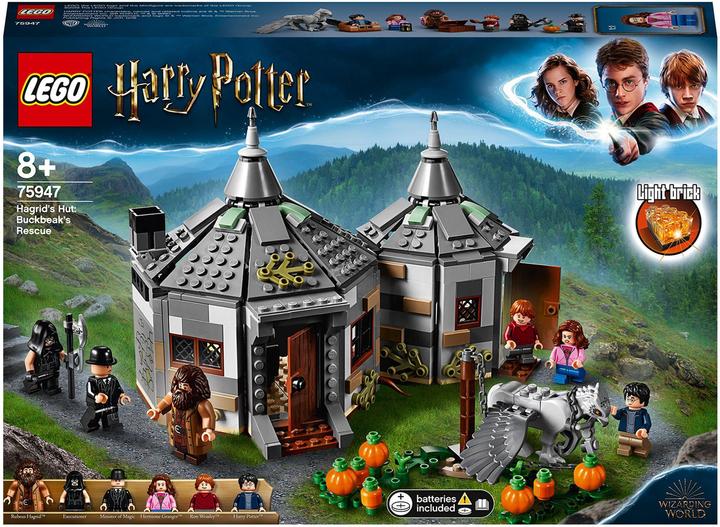 Produktbild LEGO Hagrids Hütte: Seidenschnabels Rettung (75947, LEGO Harry Potter)