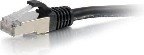 Actual product image C2G Cable / Cat6a Shielded Patch 1.5 m Black (STP, CAT6a, 1.50 m)