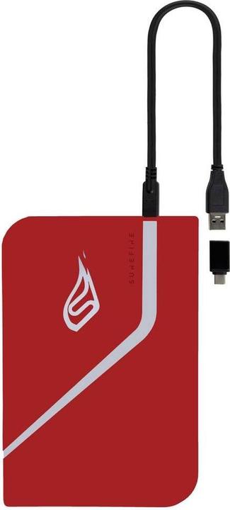 Actual product image Verbatim SureFire PyroDrive Gaming SSD USB 3.2 Gen 1 1 TB Red (1 TB)