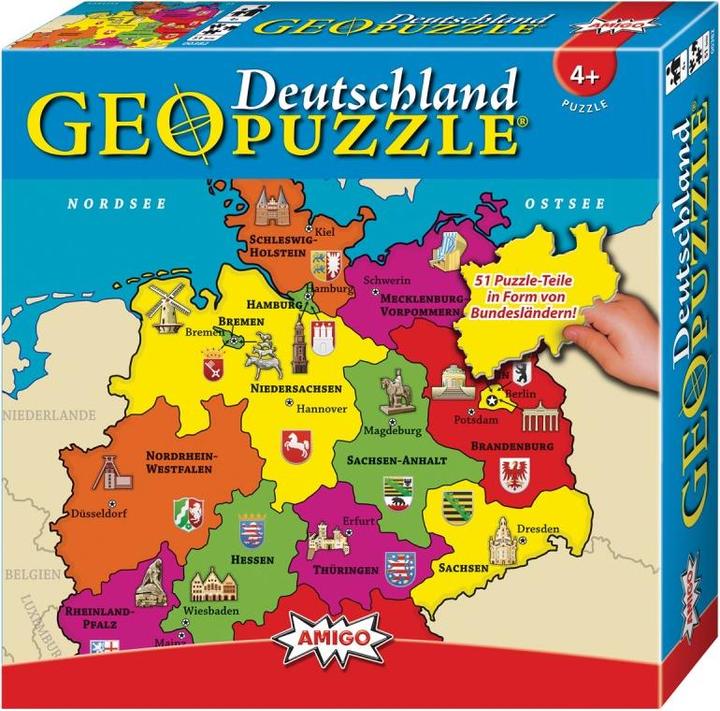 Actual product image Amigo Geo Germany (51 pieces)