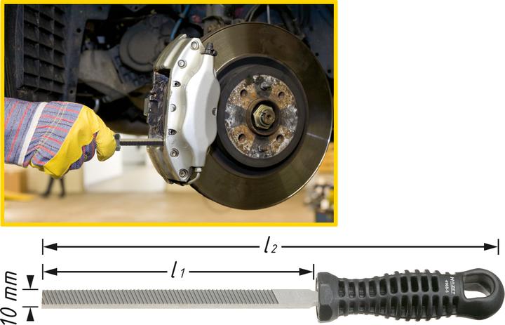 Actual product image HAZET Brake calliper file 4968-5 ∙ 265 mm (265 mm)