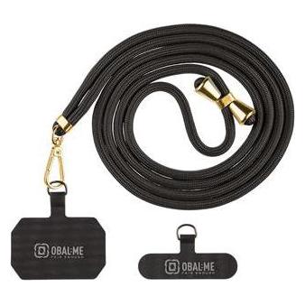 Obal:Me NeckTag Allure Phone Strap Black (57983126815)