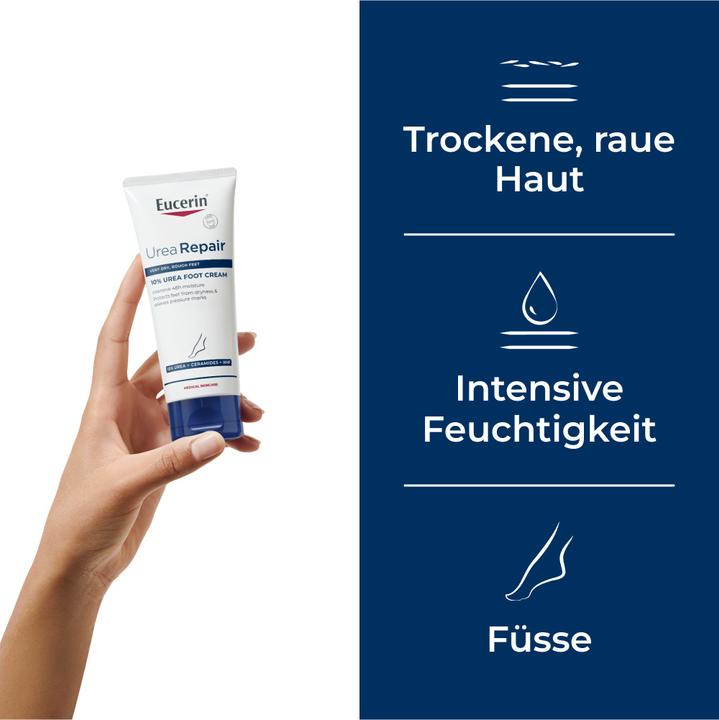 Image du produit Eucerin Crème pour les pieds Urea Repair 10% d'urée (Crème et gel pour les pieds, 100 ml)