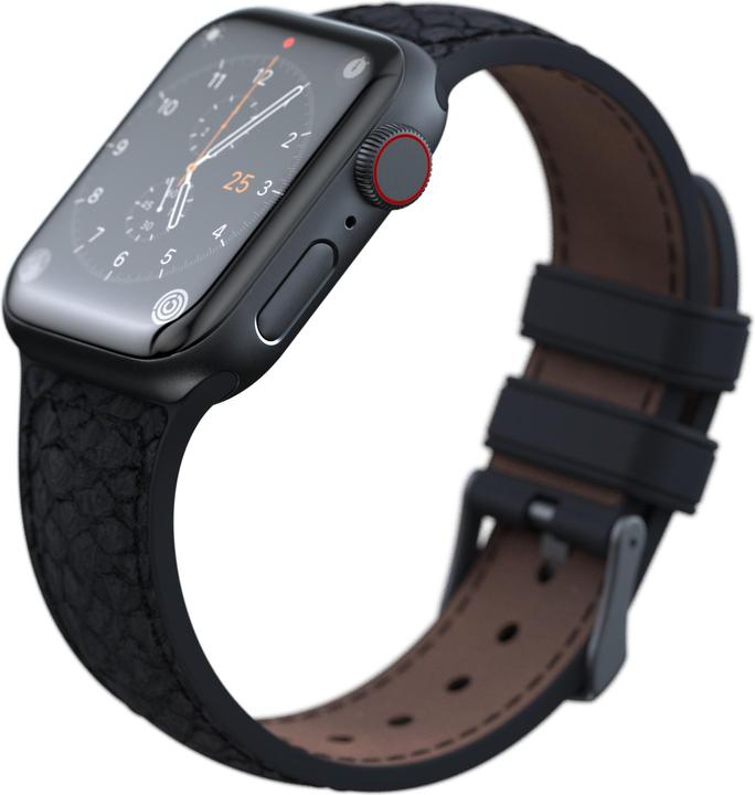 Produktbild Njord Vindur Watch Strap for Apple Watch 44/45mm (45 mm, Veganes Leder, Edelstahlverschluss, Lachsleder)