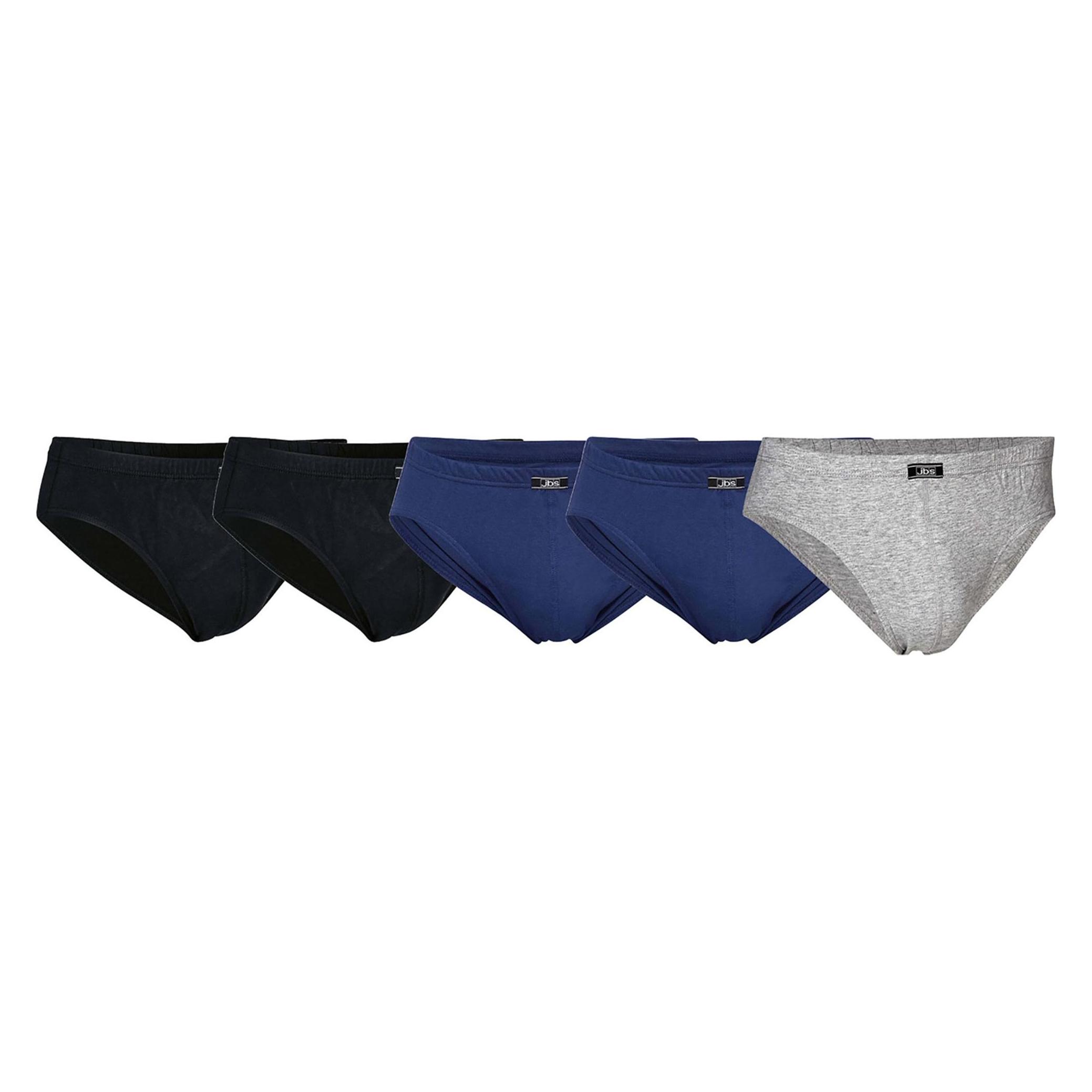 Jbs, Herren, Unterhosen, Slip Casual Stretch - 10144, Mehrfarbig, (Xxl, 5er Pack)