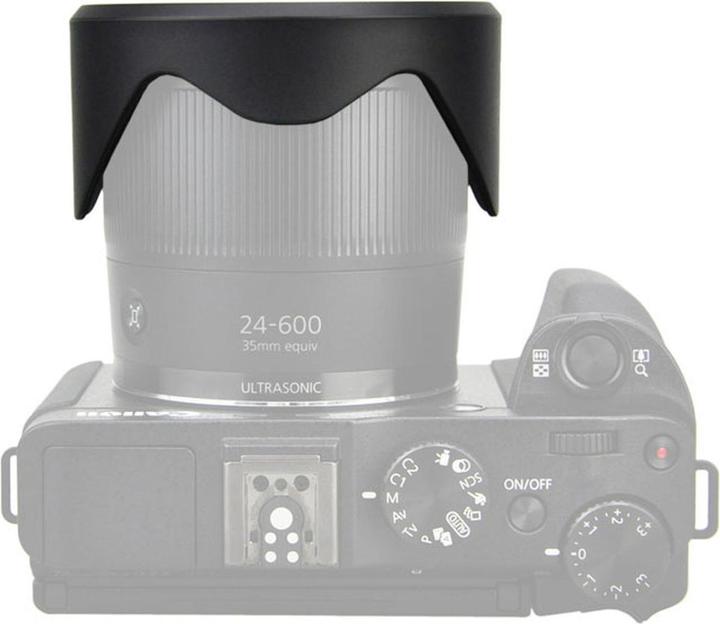 Immagine prodotto JJC LH JDC100 zonnekap (Canon LH DC100 + anello adattatore per filtro Canon FA DC67B)