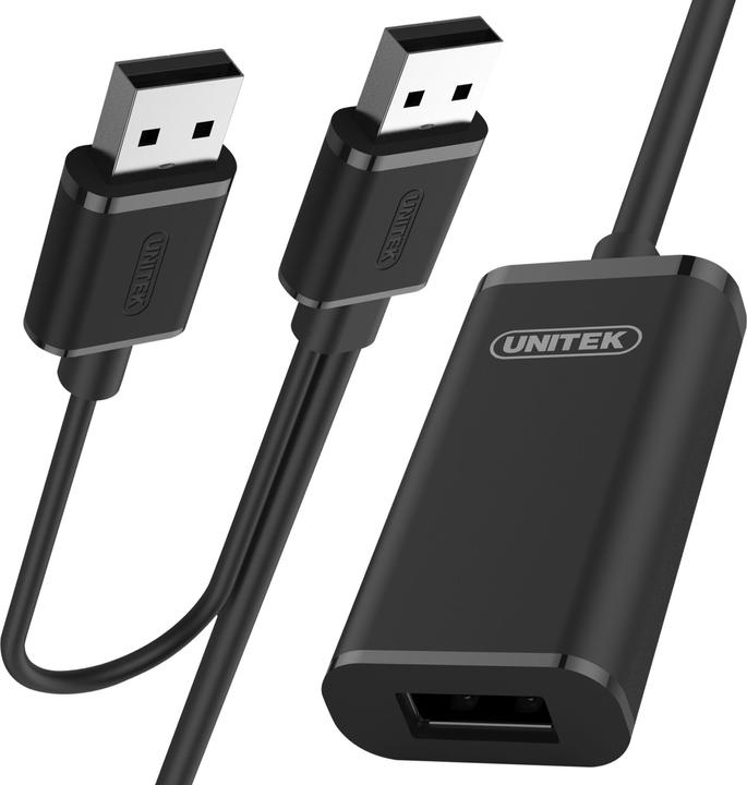 Actual product image Unitek Y-277 USB Cable USB 2.0 2 x USB A USB A (5 m, USB 2.0)