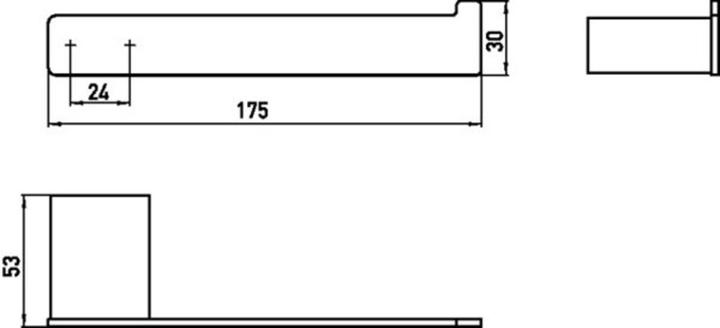 Produktbild Emco Reservepapierhalter LOFT schwarz