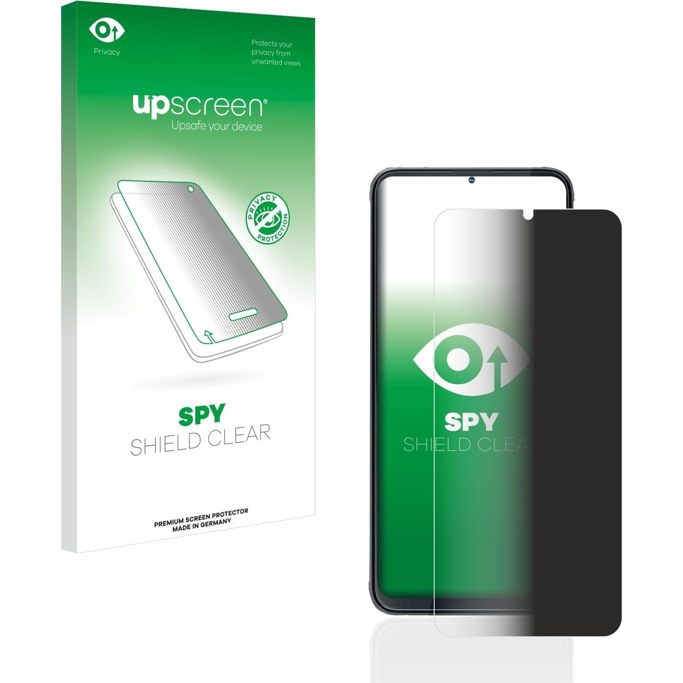 upscreen Spy Shield Blickschutzfolie (1 Stück, Cubot X70), Smartphone Schutzfolie, Blau