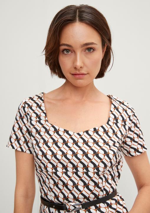 Image du produit Comma Kleid Kleid mit Carrée-Ausschnitt (38)
