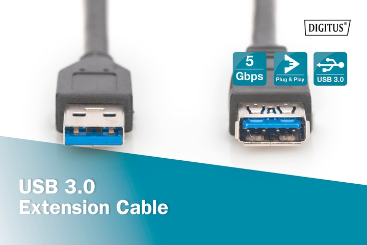 Produktbild Assmann USB Verlängerung (3 m, USB 3.0)