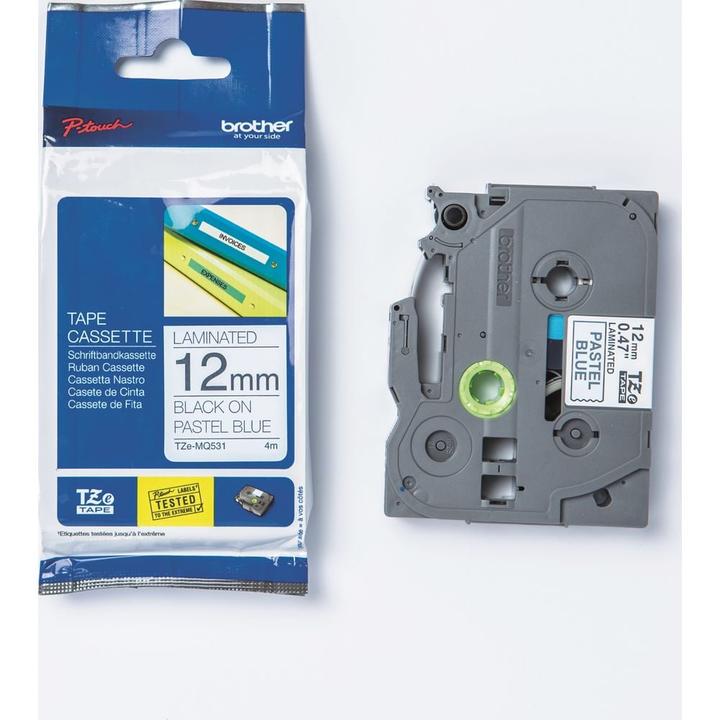 Produktbild Brother TZe-MQ531 (1.20 cm, Blau, Schwarz)