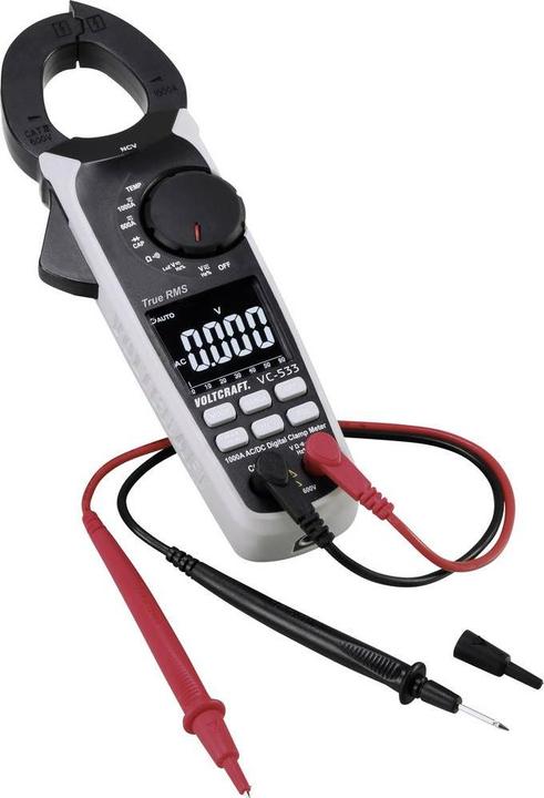 Actual product image Voltcraft VC-533 SE Current clamp digital CAT III 600 V Display (Counts): 6000 (CAT III 600V)