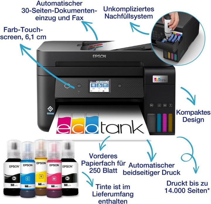 Produktbild Epson EcoTank ET-4850 (Tintentank, Farbe)