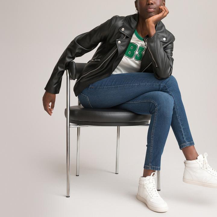 Image du produit La Redoute Collections Veste de motard en similicuir (38, 42)