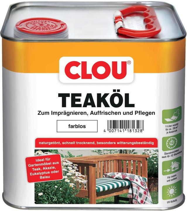 Produktbild Clou Teaköl (Farblos, 0.75 l)