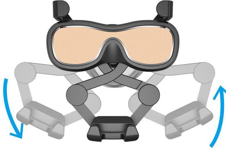 Image du produit Hurtel Support de voiture pour smartphone par gravité pour bouche d'air avec rafraîchisseur d'air noir