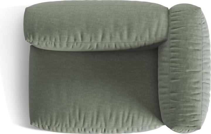 Image du produit Micadoni Chauffeuse Droit, "Martina", 1 Place, 121x106x75 Fabriqué en Europe (Canapé modulaire, 1 place)
