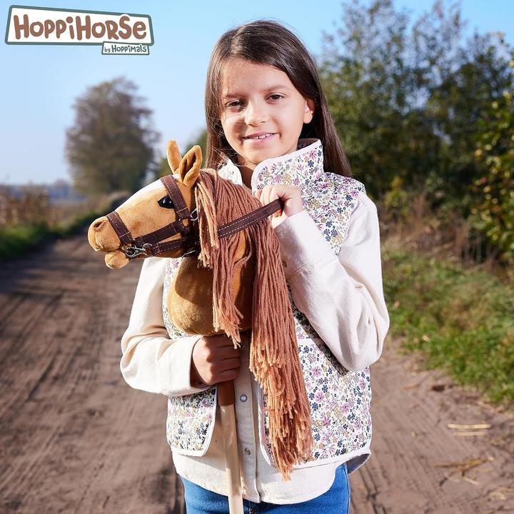 Produktbild Tootiny Pferd am Stiel HOPPIHORSE Hobby Horse A4 Kastanie
