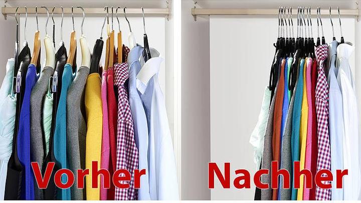 Produktbild Pearl 20er-Set Raumspar-Kleiderbügel, extra schmal (20 x)