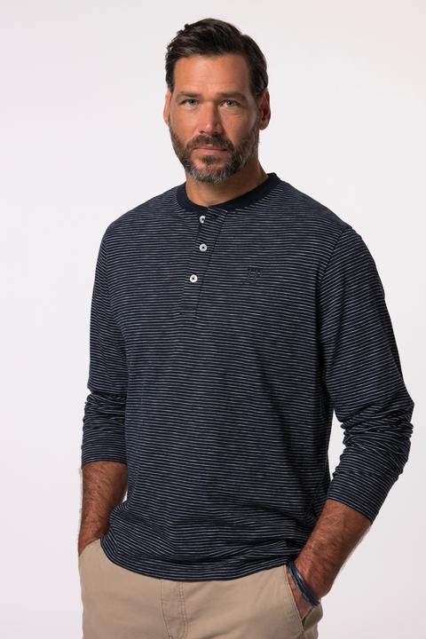 Produktbild JP1880 JP 1880 Henley, Langarm, Ringel (5XL)