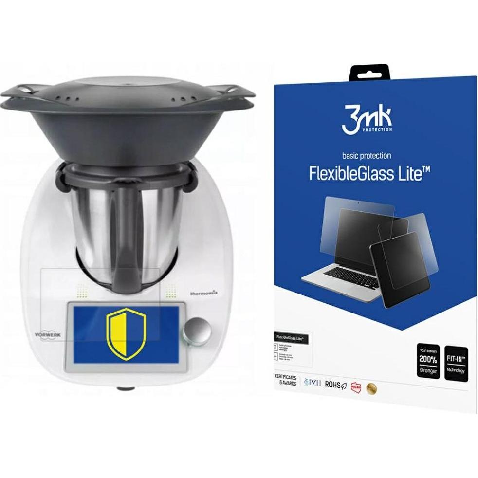 3MK Folia Thermomix TM6 - FlexibleGlass Lite (1 Stück, Oppo A3, Realme Q), Smartphone Schutzfolie, Grau