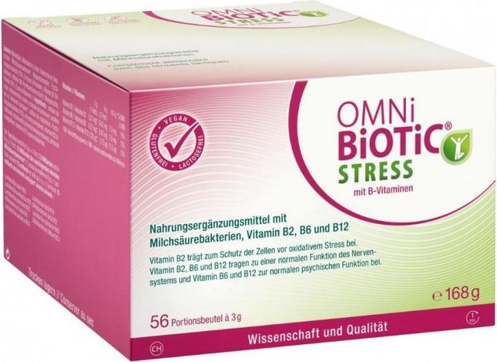 Actual product image Omni Biotic Stress with B vitamins (56 Piece, Powder, 168 g)