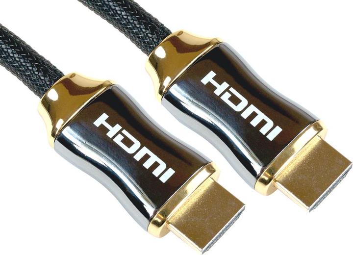 Produktbild Cables Direct 2m Fast HDMI W/Eth Full Met Sh Hood (2 m, HDMI)