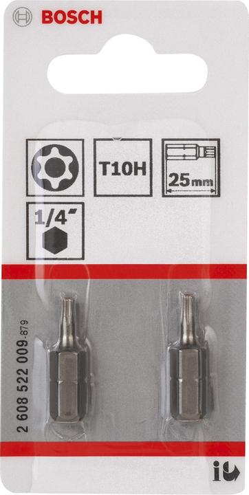 Actual product image Bosch Professional Zubehör Torx bit TR 10 Accessories ext (T10H)