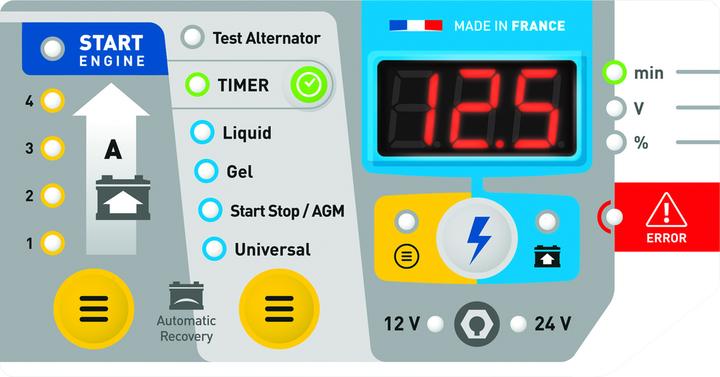 Actual product image GYS Akumuliatorių stiprintuvas-įkroviklis STARTIUM 980E (12V, 24V, 50 A)