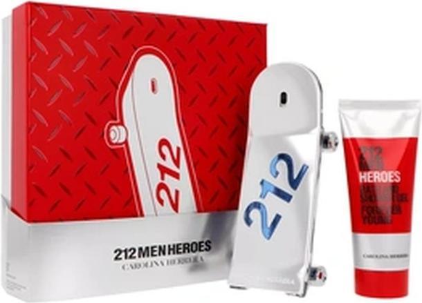 Carolina Herrera 212 Heroes Eau De Toilette 90ml + Shower Gel 100ml Gift Set (Parfum Set)