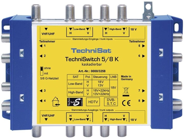 Produktbild TechniSat TechniSwitch 5/8K (Multischalter)