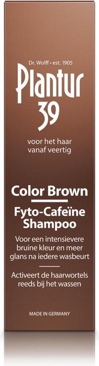 Actual product image Plantur 39 Shampoo Brown Hair 250 Ml (250 ml, Liquid shampoo)