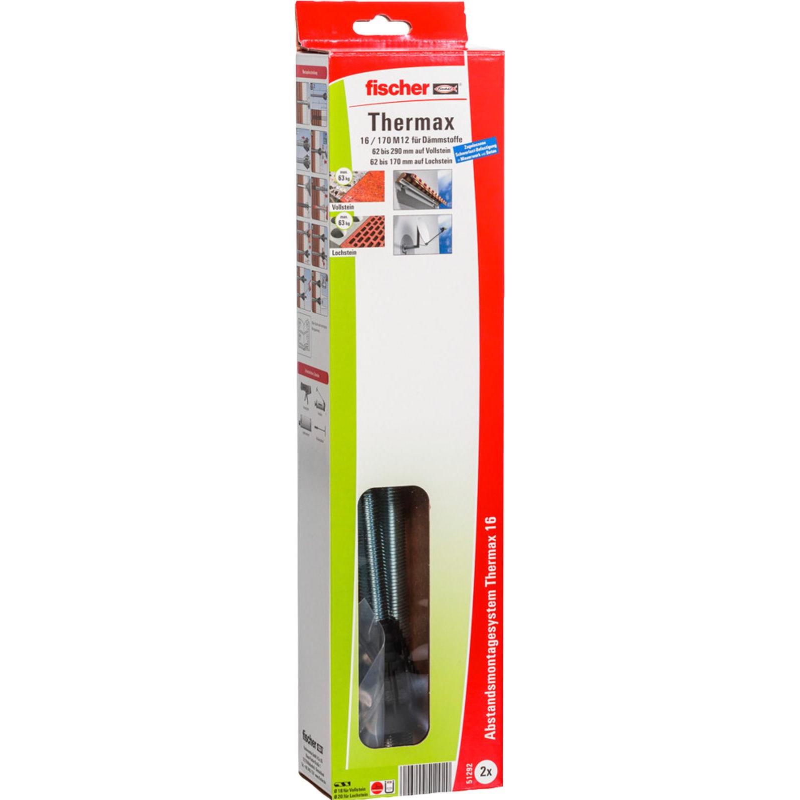 Fischer, Dübel, TherMax 16/170 M12 (2) (2 Stk.)