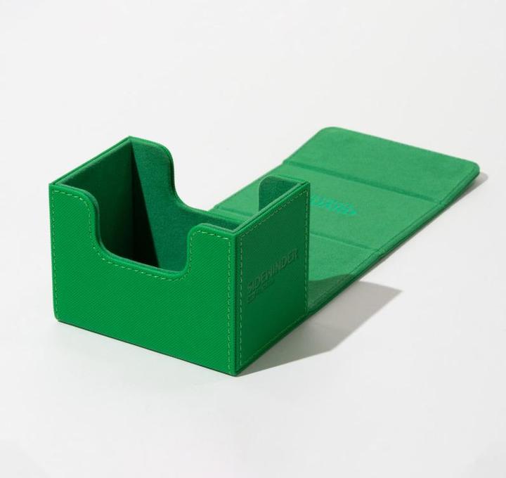 Actual product image Ultimate Guard Card Box XenoSkin Sidewinder Monocolor 80+ Green