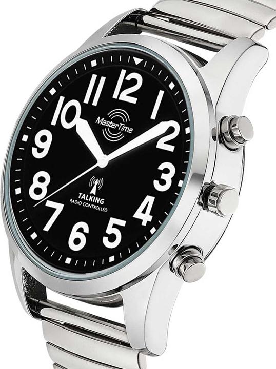 Actual product image Master Time MTGA-10869-22Z Men's watch Talking radio-controlled wristwatch 43mm (Radio-controlled clock, 43 mm)