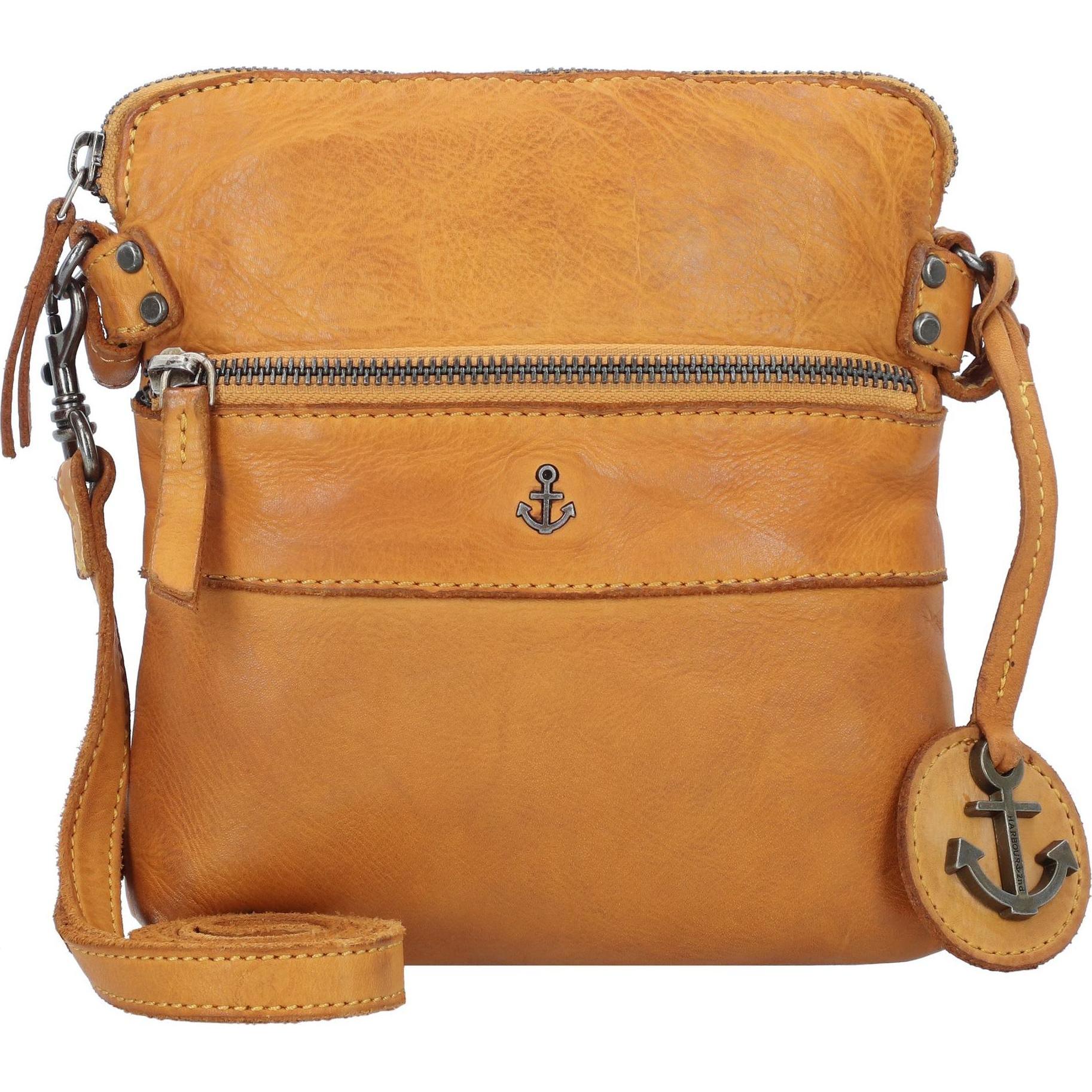 Harbour 2nd, Handtasche, Anchor Love Umhängetasche Leder 18 cm, Braun