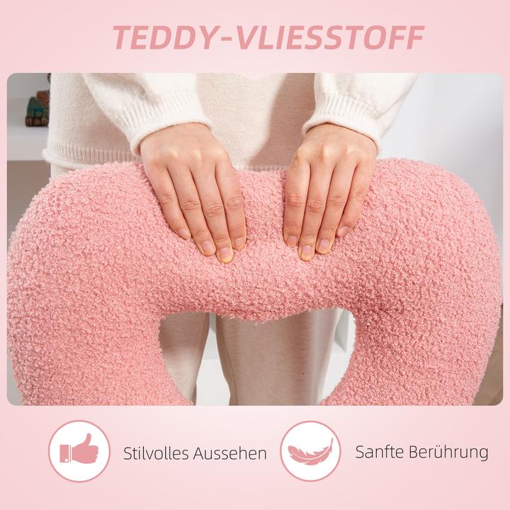 Immagine prodotto Homcom Schreibtischstuhl Polyester Rosa (44 - 54 cm)