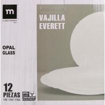 Actual product image La Mer Essgeschirr 12 Stück rund Opal Everett MD (12 pcs.)