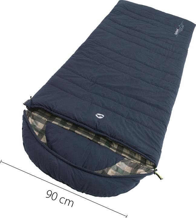 Produktbild Outwell Schlafsack Camper Lux Polyester, Dunkelblau, Anzahl (235 cm)