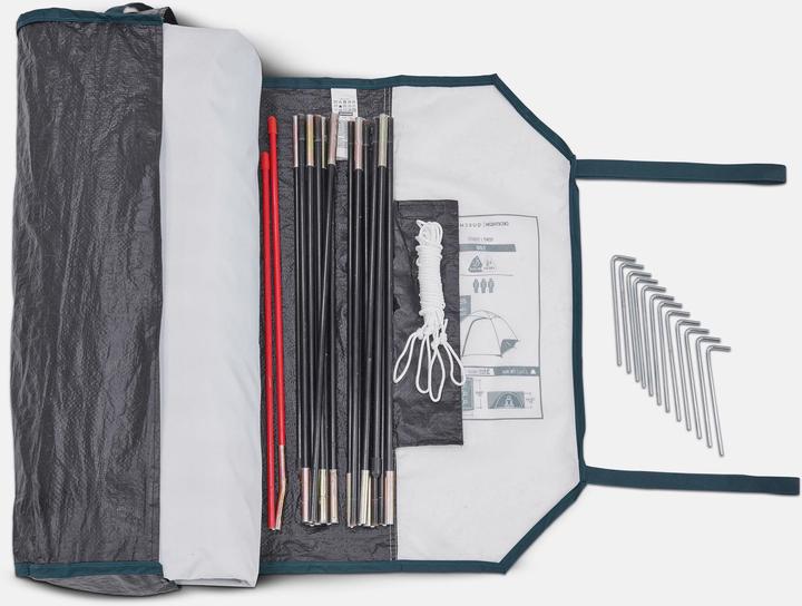 Actual product image Quechua MH100 (Dome tent, 4.10 kg, 3 persons)