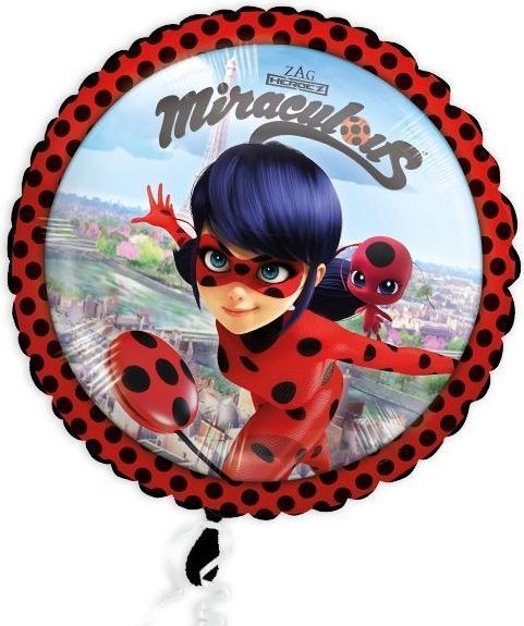 Image du produit Amscan Ballon en feuille d'argent Miraculous Ladybug (1 x)