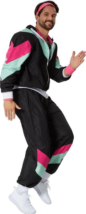 Produktbild tectake Retro 80er 90er Jahre Jogginganzug (M)