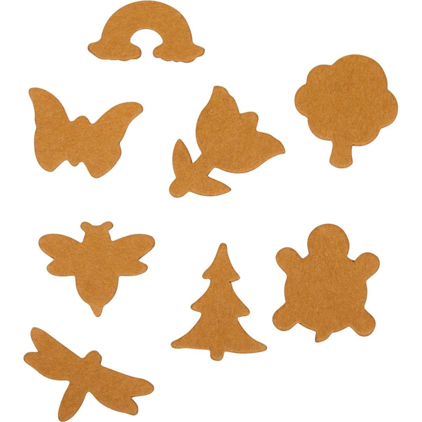 Colorations Colorationen - Papierpastenformen Naturtöne, 250 Stk. (44429035)