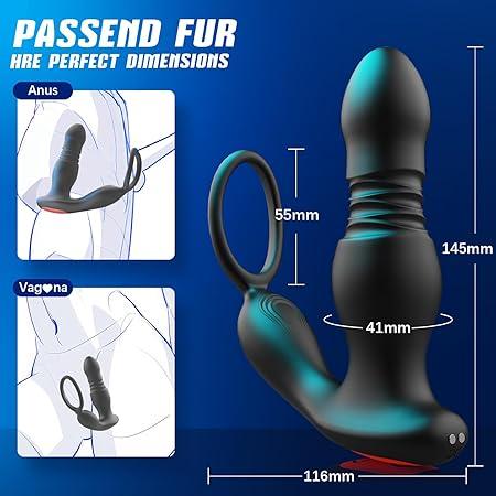 Produktbild Eherson Anal Vibrator mit Penisring