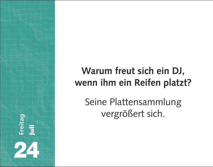 Actual product image Harenberg Witzirin Tagesabreisskalender 2026 - Diese Packung enthält: die lustigsten Witze für die tägliche (14 x 11 cm, German)