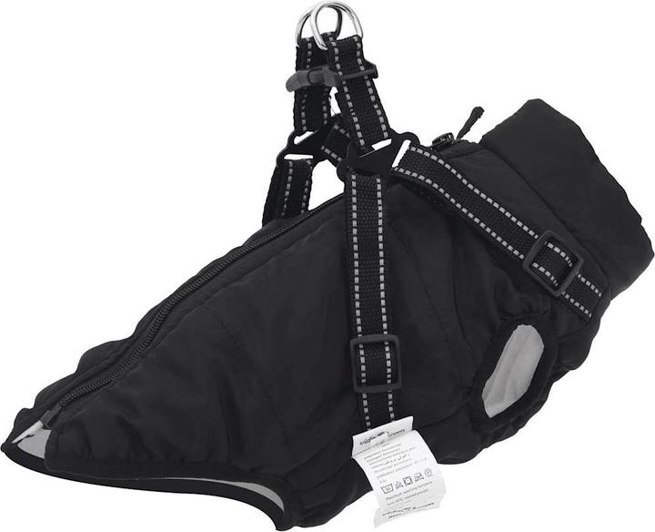 Produktbild vidaXL Hundemantel mit Geschirr Wasserdicht Reflektierend (32, Hundemantel)