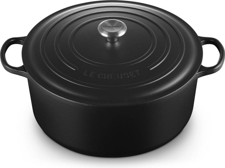 Immagine prodotto Le Creuset Creuset Braadpan Signature Mat Zwart - 34 cm / 12 litri (34 cm, Pirofila + casseruola, Ghisa)