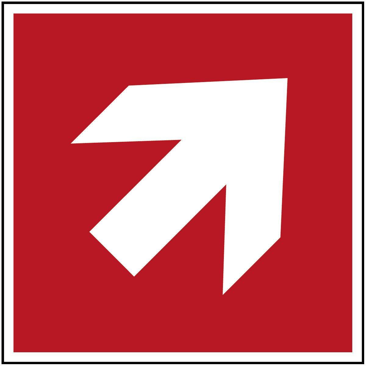 Thumbnail - Brady, Etiketten, ISO Safety Sign - Direction